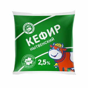Кефир 2,5 % пленка 0,5 кг 10131