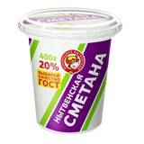 Сметана 20 % стакан 0,4 кг 10135 - фото 138