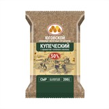 Сыр полутвердый "Купеческий" 50%, нарезка брикет, 200г. 11812