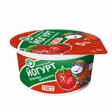 Йогурт с ФЯН клубника - земляника 5 % стакан 0,120 кг 11831